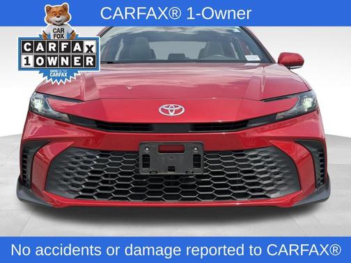 Supersonic Red 2025 Toyota Camry SE
