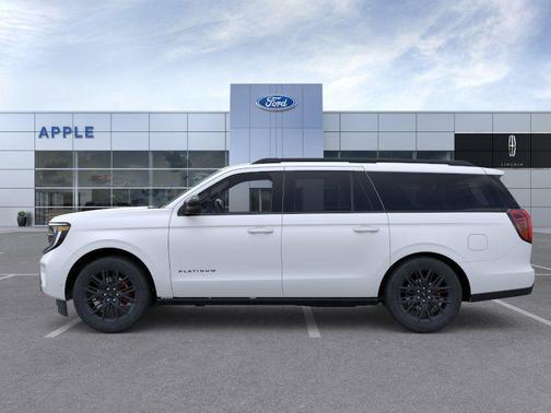 Star White Metallic Tri-Coat 2025 Ford Expedition Max Platinum