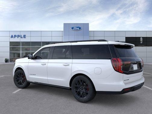 Star White Metallic Tri-Coat 2025 Ford Expedition Max Platinum