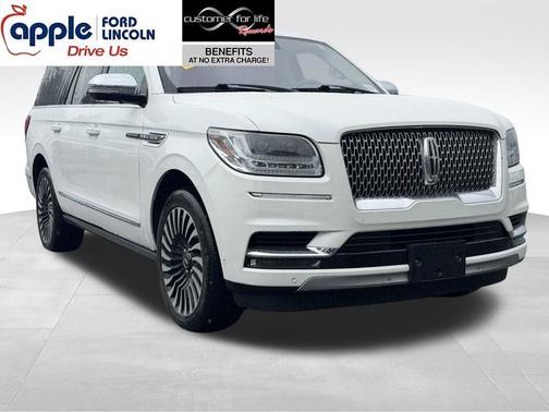 Pristine White 2020 Lincoln Navigator Black Label