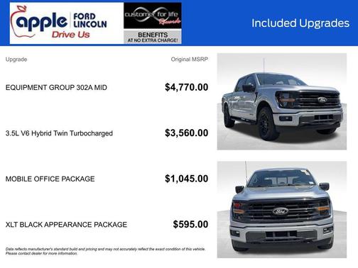 Iconic Silver Metallic 2024 Ford F-150 XLT