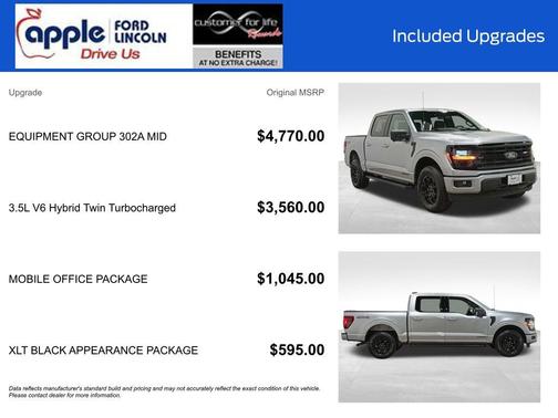 Iconic Silver Metallic 2024 Ford F-150 XLT