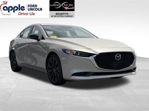 Platinum Quartz Metallic 2025 Mazda Mazda3 2.5 S Select Sport