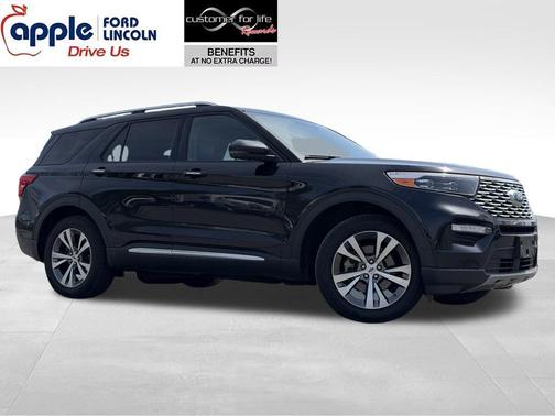 Agate Black Metallic 2020 Ford Explorer Platinum
