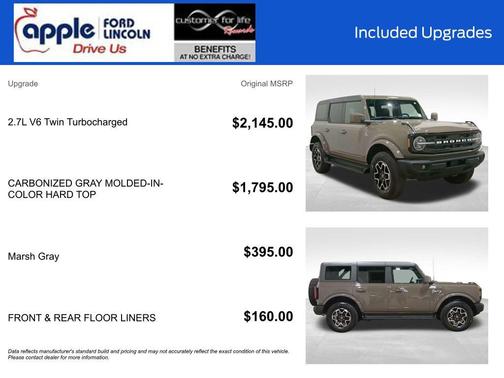 Gray 2025 Ford Bronco Outer Banks