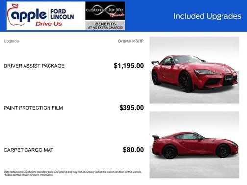 Renaissance Red 2020 Toyota GR Supra 3.0