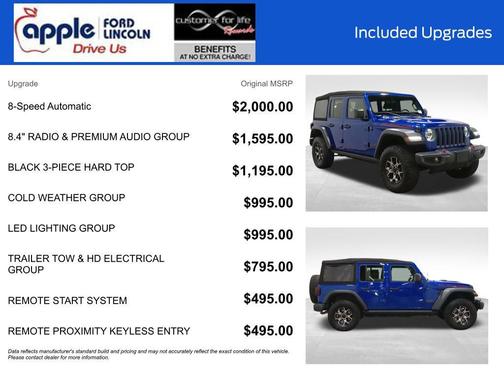 Ocean Blue Metallic Clearcoat 2019 Jeep Wrangler Unlimited Rubicon