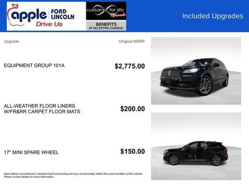 2022 Lincoln Corsair Standard