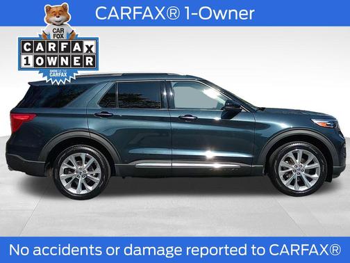 Stone Blue Metallic 2022 Ford Explorer Platinum