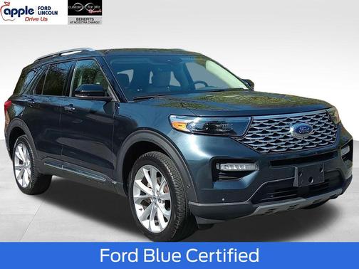 Stone Blue Metallic 2022 Ford Explorer Platinum