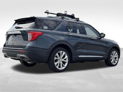 Stone Blue Metallic 2022 Ford Explorer Platinum