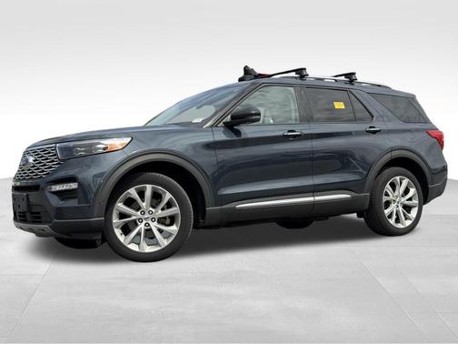Stone Blue Metallic 2022 Ford Explorer Platinum