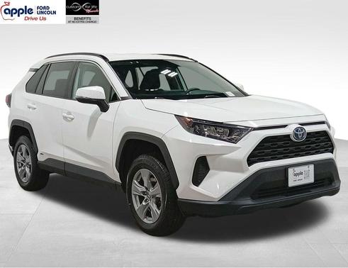 White 2022 Toyota RAV4 Hybrid LE