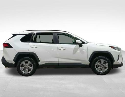 White 2022 Toyota RAV4 Hybrid LE