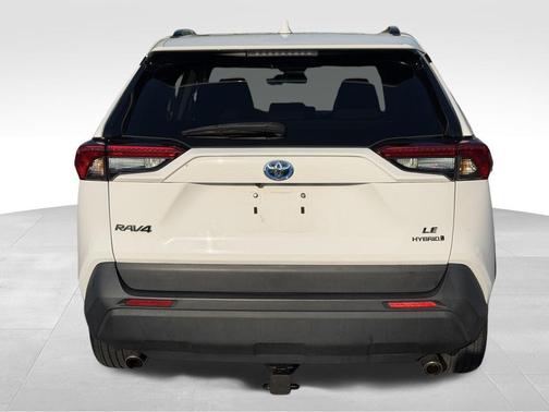 White 2022 Toyota RAV4 Hybrid LE