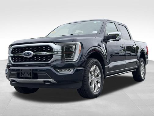 Antimatter Blue Metallic 2021 Ford F-150 Platinum