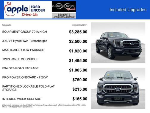 Antimatter Blue Metallic 2021 Ford F-150 Platinum