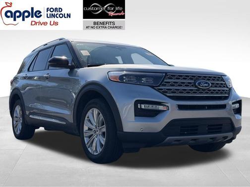 Iconic Silver Metallic 2024 Ford Explorer Limited