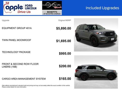 Carbonized Gray Metallic 2024 Ford Explorer ST