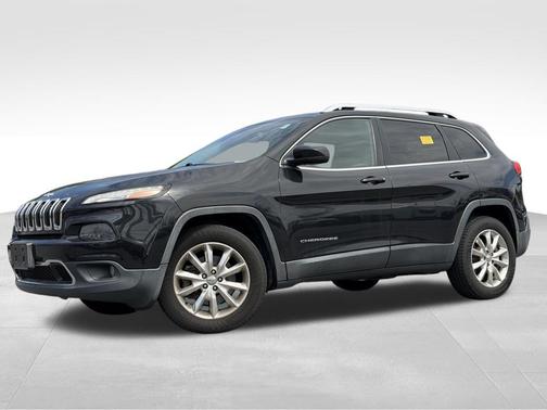 Brilliant Black Crystal Pearlcoat 2015 Jeep Cherokee Limited