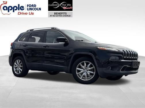 Brilliant Black Crystal Pearlcoat 2015 Jeep Cherokee Limited