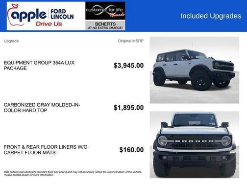 Oxford White 2023 Ford Bronco Wildtrak