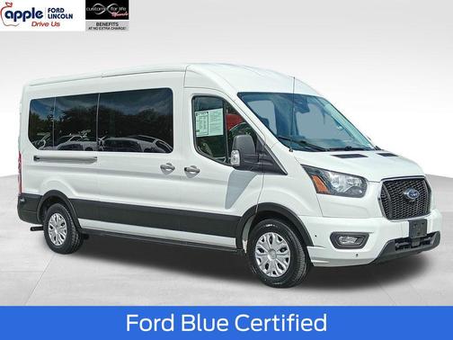 Oxford White 2024 Ford Transit-350 XLT