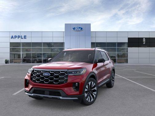 Rapid Red Metallic Tinted Clearcoat 2026 Ford Explorer Platinum