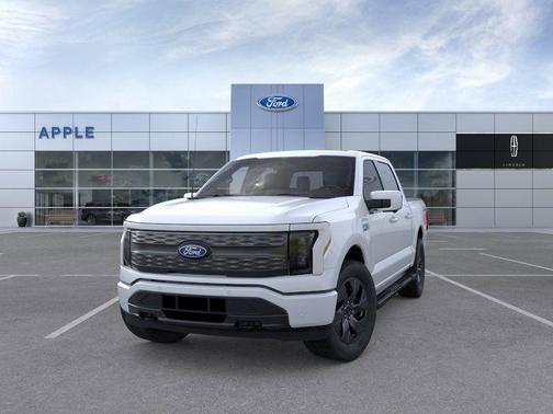 Space White Metallic 2025 Ford F-150 Lightning LARIAT