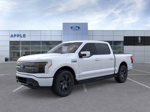 Space White Metallic 2025 Ford F-150 Lightning LARIAT