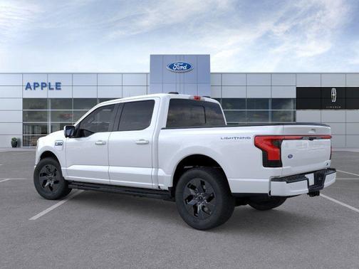 Space White Metallic 2025 Ford F-150 Lightning LARIAT