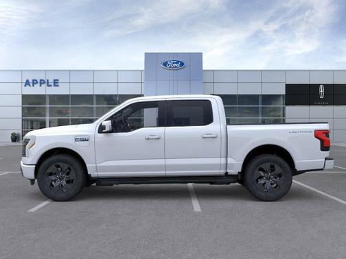 Space White Metallic 2025 Ford F-150 Lightning LARIAT