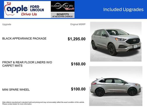 Iconic Silver Metallic 2024 Ford Edge SE