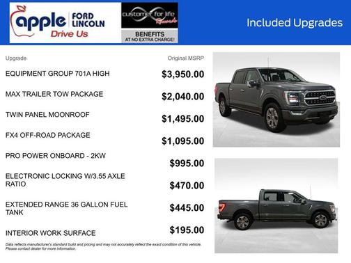 Carbonized Gray Metallic 2023 Ford F-150 Platinum