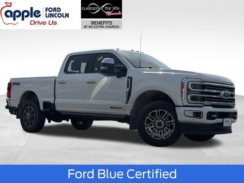 Star White Metallic Tri-Coat 2024 Ford F-250 Limited