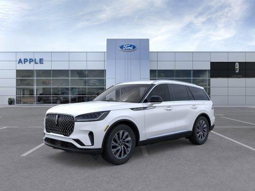 Pristine White Metallic Tri-Coat 2026 Lincoln Aviator Premiere