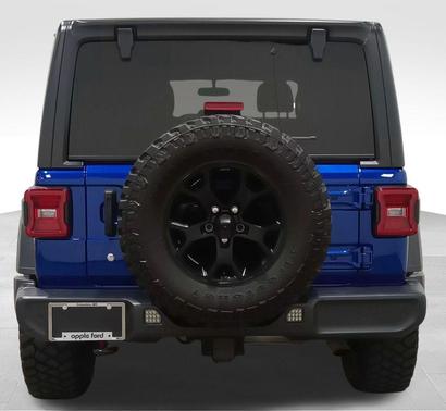 Ocean Blue Metallic Clearcoat 2020 Jeep Wrangler Unlimited Willys 4x4