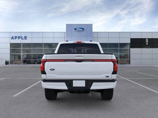 Space White Metallic 2025 Ford F-150 Lightning LARIAT