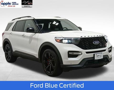 White Metallic 2023 Ford Explorer ST