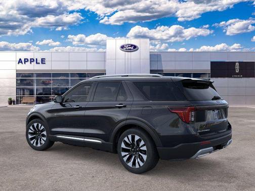 Agate Black Metallic 2026 Ford Explorer Platinum