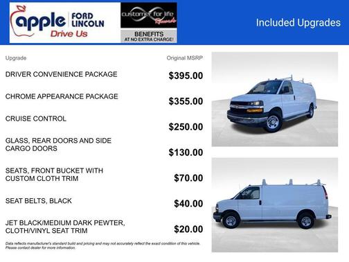 2022 Chevrolet Express 2500 RWD 2500 Regular Wheelbase WT