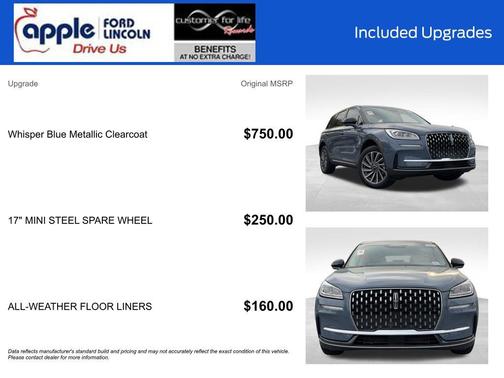 Blue Metallic 2025 Lincoln Corsair Reserve