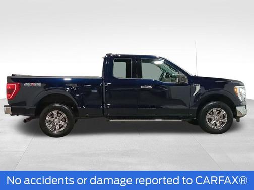 Antimatter Blue Metallic 2021 Ford F-150 XLT