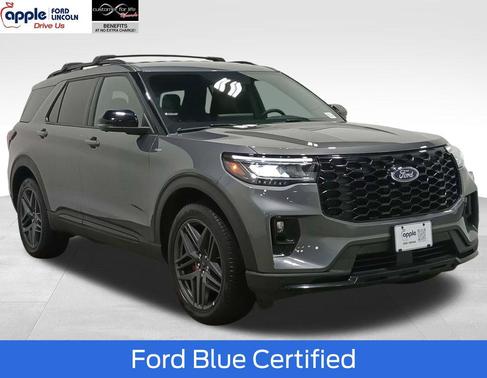 Gray Metallic 2025 Ford Explorer ST-Line