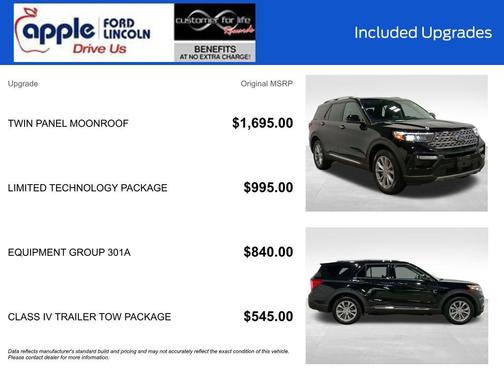 Agate Black Metallic 2023 Ford Explorer Limited