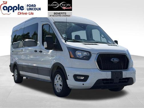 Oxford White 2024 Ford Transit-350 XLT