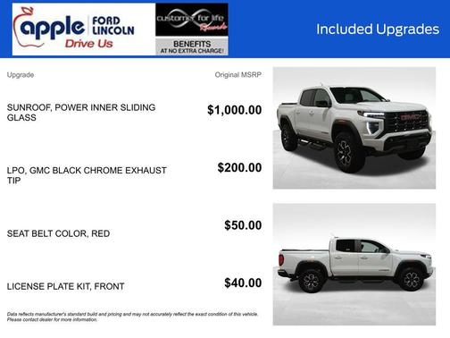 Summit White 2023 GMC Canyon AT4X
