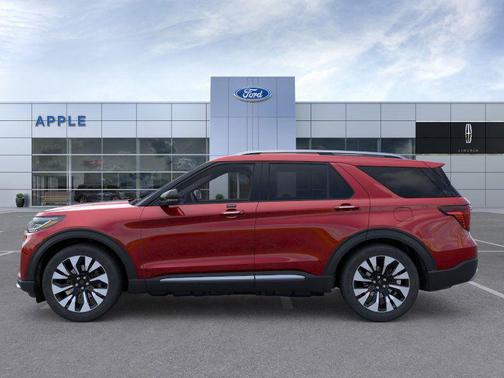 Rapid Red Metallic Tinted Clearcoat 2026 Ford Explorer Platinum