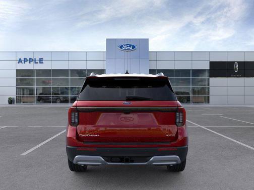 Rapid Red Metallic Tinted Clearcoat 2026 Ford Explorer Platinum