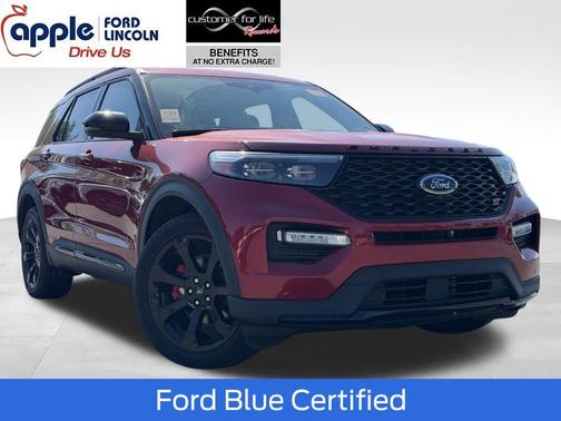 Rapid Red Metallic Tinted Clearcoat 2023 Ford Explorer ST